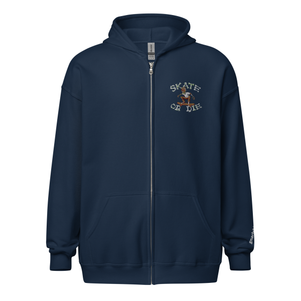 Skate or Die Unisex heavy blend zip hoodie - Image 6