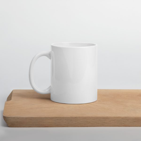 Skateboarding trick run White glossy mug - Image 2